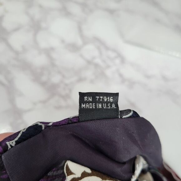 Chez Roffe Vintage Floral Silk Necktie Men's Tie - Picture 8 of 9